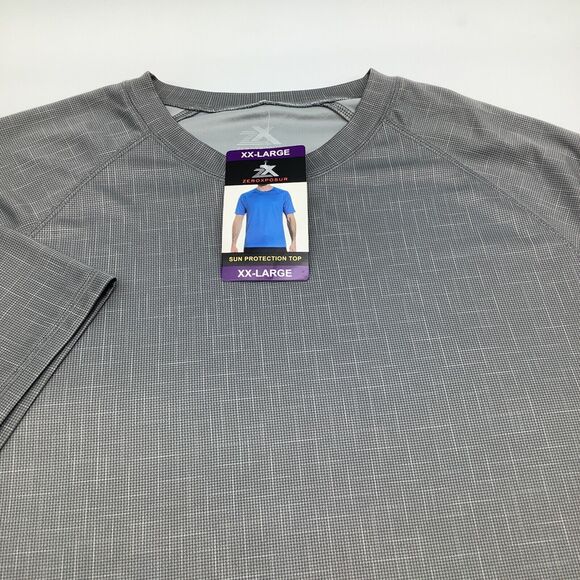 Zeroxposur Mens Short Sleeve Sun Protection Top Size XXL NWT‎ - Picture 1 of 9